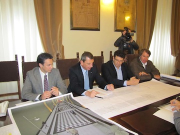 apertura cantiere via Firenze-via Cesare Battisti