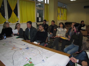 prima riunione Tavolo pianificazione urbanistica in via Caduti per Servizio02