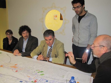 prima riunione Tavolo pianificazione urbanistica in via Caduti per Servizio03