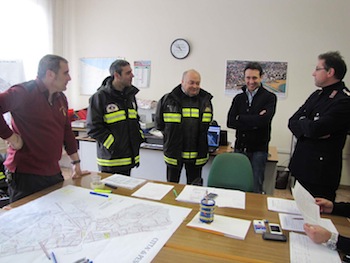 visita odierna del Comandante Vigili del Fuoco Di Risio al Coc02