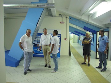 sopralluogo odierno sindaco Albore Mascia allo Stadio Adriatico per lavori02
