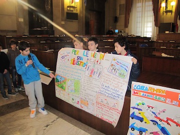 seduta odierna del Consiglio comunale dei Bambini e delle  bambine01