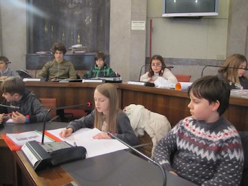 seduta odierna del Consiglio comunale dei Bambini e delle  bambine03
