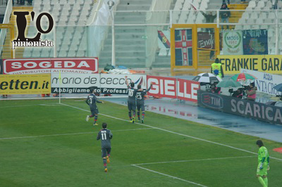 Pescara-Bologna 2-3: “da gioia a dolore” in un tempo