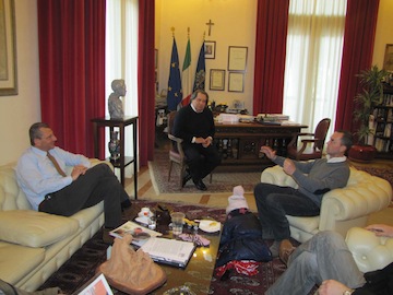 Albore Mascia con giornalista Formula Uno Ettore Giovanelli01