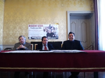 Perrotta presenta spettacolo con Biagio Izzo