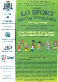 lo sport non va in vacanza