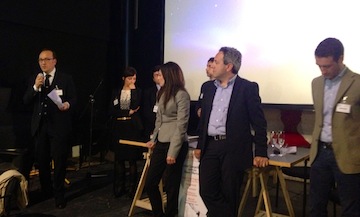 un momento del vernissage