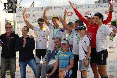 Ironman 70.3 Italy a Pescara festeggiamenti e podio