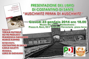 manifesto evento PD a montesilvano museo del treno