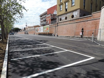 segnaletica percheggio golena nord