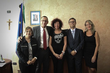 Alessandrini, Marcone e rappresentanti della Tinozzi