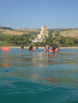 Snorkeling verticale