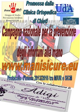 locandina mani sicure