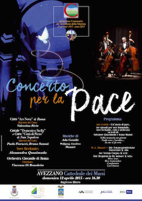 locandina Concerto per la Pace