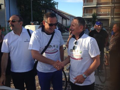 in bici da Sambuceto al mare