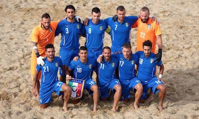 La nazionale italiana di Beach Soccer