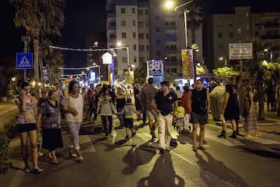 isola pedonale a Montesilvano