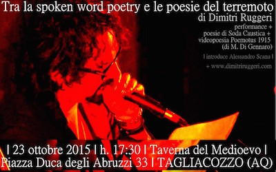 Locandina Tagliacozzo_Spoken word
