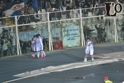 Pescara-Pro Vercelli 1-0 gol di Forte