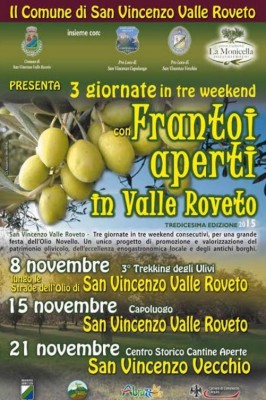 Frantoi aperti in Valle Roveto
