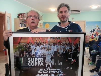 La visita natalizia dei nerazzurri a casa Agbe