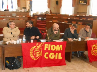 Maurizio Landini a Pescara - copyright L'Opinionista