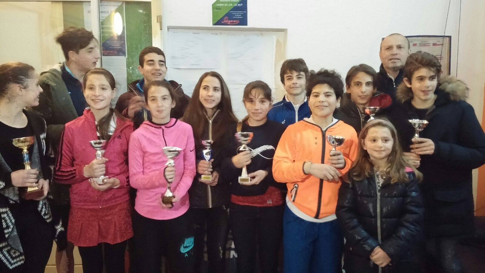 I vincitori e i finalisti dei Campionati Regionali Giovanili Indoor di Chieti
