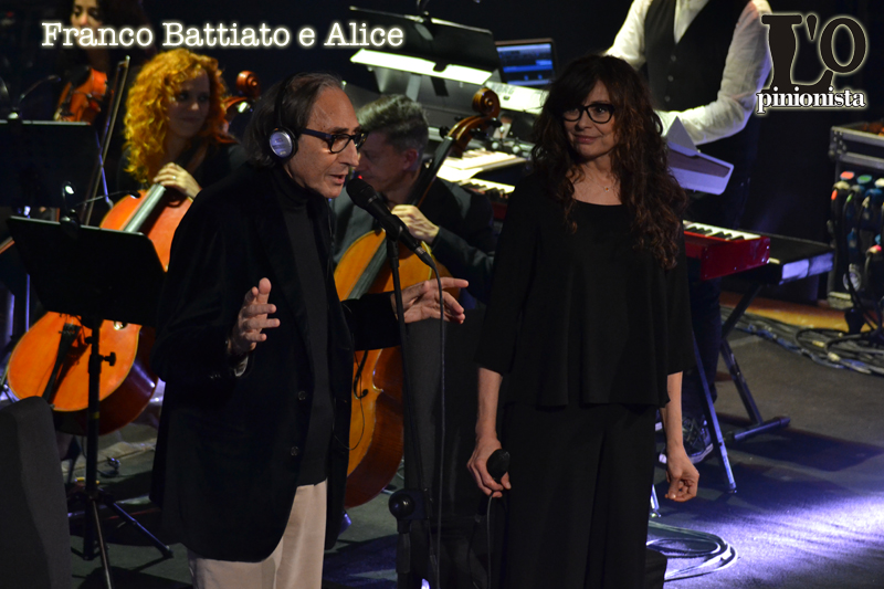 Franco Battiato e Alice in concerto al teatro Massimo di Pescara