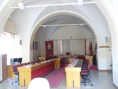 Sala consiliare del Comune di Giulianova