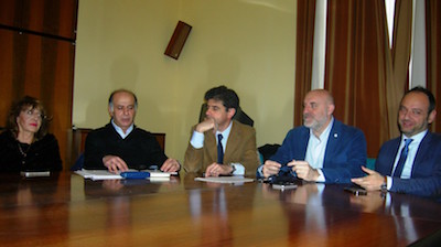 Sindaco, Presidente Aceto, Ass. Bevilacqua, Cons. Donatelli, Cons De Lio