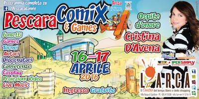 Cristina D'Avena ospite al Pescara Comix & Games 2016