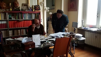 Haber - Vallone sul set