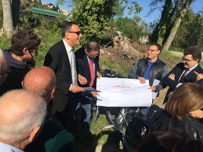 Incontro pubblico sul ponticello ciclopedonale di Fosso Grande