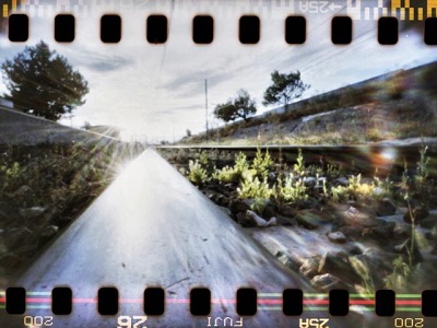 Una fotografia stenopeica scattata con una PinoLina. Parco Nazionale d'Abruzzo