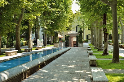 parco e ingresso Terme di Caramanico