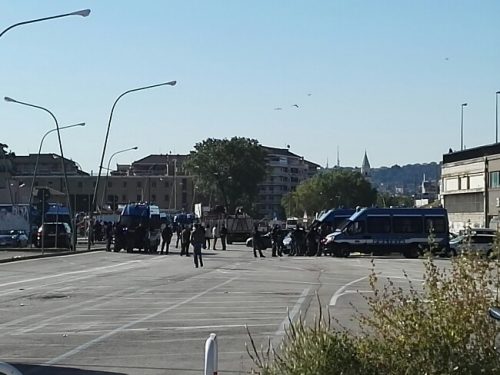 Pescara sgombero stazione