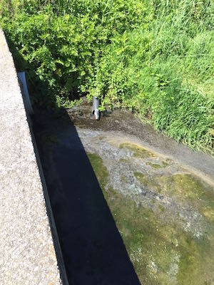 scarico fosso Vallelunga