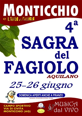 4° Sagra del Fagiolo Aquilano a Monticchio