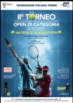 II Torneo Open Accademia D'Amore di 3° e 4° categoria