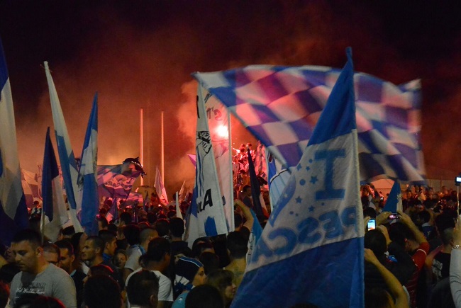 Pescara calcio, notte di festeggiamenti per la sesta promozione in Serie A