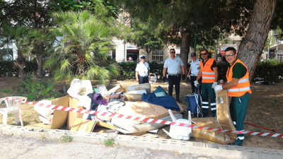 Pescara interventi di sgombero