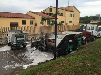 incendio mezzi Attiva