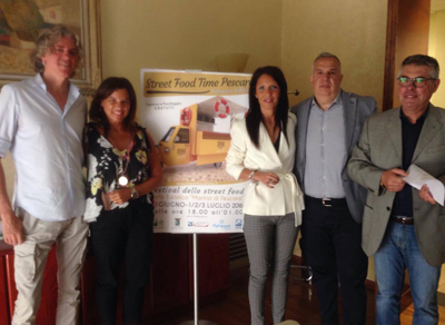 presentazione dello Street Food Time a Pescara