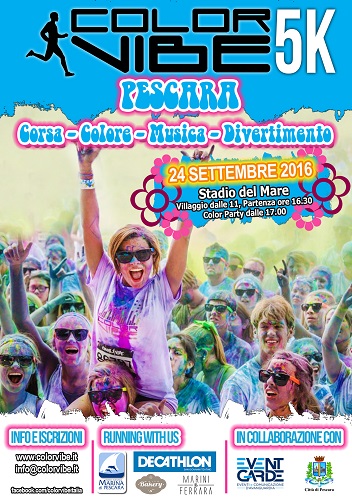 Color Vibe 5k Run 2016 Pescara