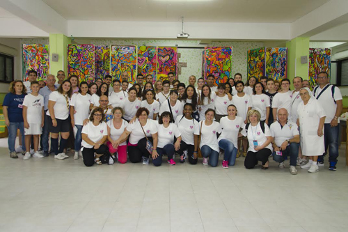 Il gruppo di Una Mano per Amatrice