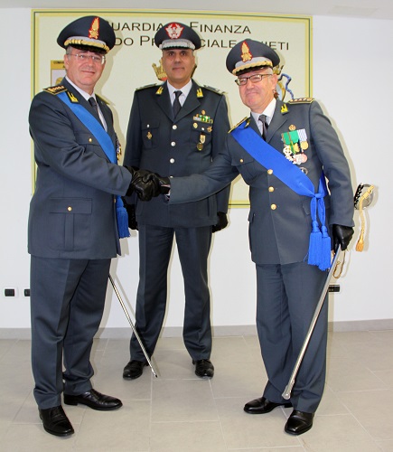 Colonnello Serafino Fiore comandante Provinciale GdF Chieti