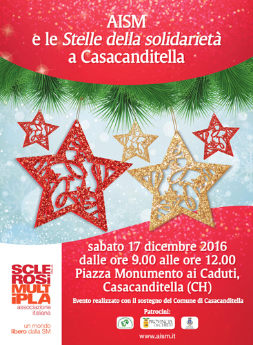 Locandina Stelle AISM a Casacanditella 2016