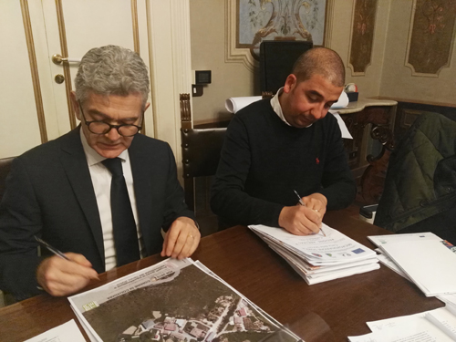 colledara firma accordo programma ricostruzione.