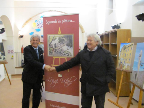 Foto sen. Razzi con artista Vitali